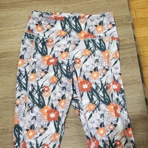 Ava capris in Freesia print